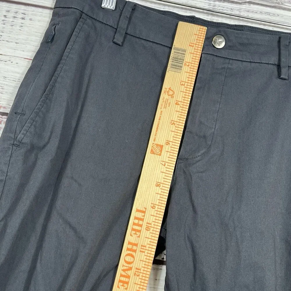 Birddogs Stretch Chino Pants Mens 30x28 Lined Golf Casual Flat Front Performance